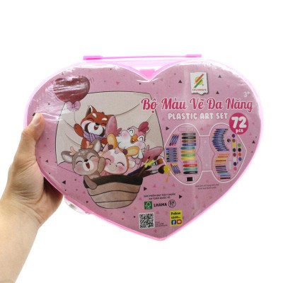 Hộp Màu Vẽ Đa Năng - Colormate CM-72PLS (72 Chi Tiết)