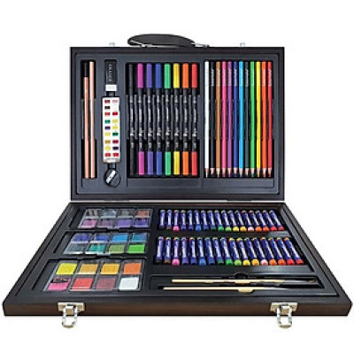 Bộ Màu Vẽ Hộp Gỗ MS-89W, Bộ Màu Vẽ Hộp Gỗ Cao Cấp MS-89W