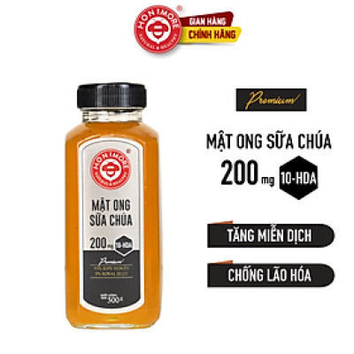 Combo Mật ong rừng sữa ong chúa Honimore 500g và mật ong rừng nguyên chất Honimore 360g - Giúp đẹp da, tăng cường sức đề kháng