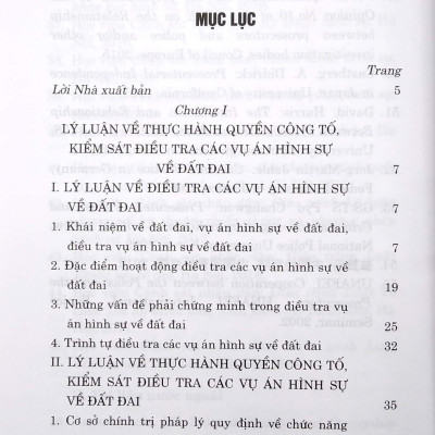 Thực Hành Quyền Công Tố, Kiểm Sát Điều Tra Các Vụ Án Hình Sự Về Đất Đai