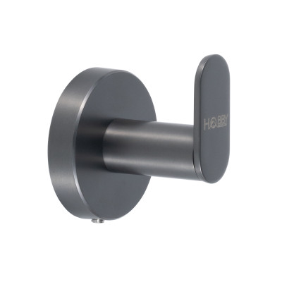 Móc treo đồ quần áo inox 304 sơn xám mẫu khoan Hobby home decor MT1X