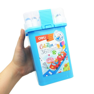 Hộp Bút 36 Màu Deli Marker Colorun - Deli EC187-36