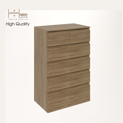 HAPPY FURNITURE , Tủ 5 tầng - DOOBIE , THK_006 , 80cm x 48cm x 123cm