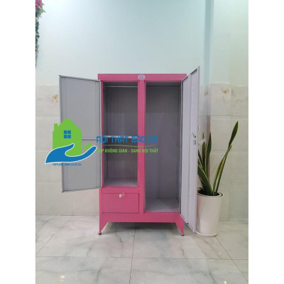 Tủ sắt quần cao 1m8 ngang 90cm xám - TSDT12