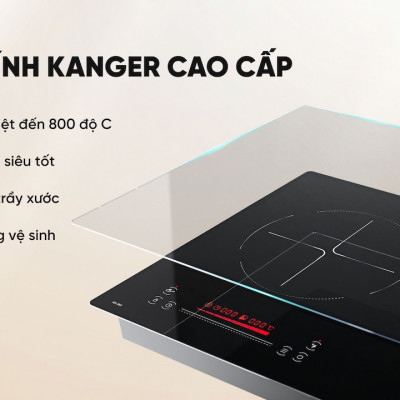 Bếp điện từ đôi Karofi KIC-D63 4.000W 8 mức công suất - Miễn phí vận chuyển toàn quốc - Bảo hành 24 tháng - Hàng chính hãng