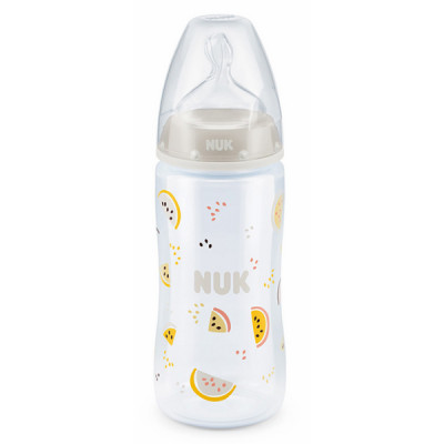 Bình Sữa Nhựa PP 300ml Núm Ti Silicone S1 Nuk NU66133 (Size M) - Màu Ngẫu Nhiên