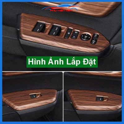 Ốp nội thất CRV 2018-2019-2020-2021-2022 vân gỗ bảo vệ chống trầy xước và làm đẹp xe