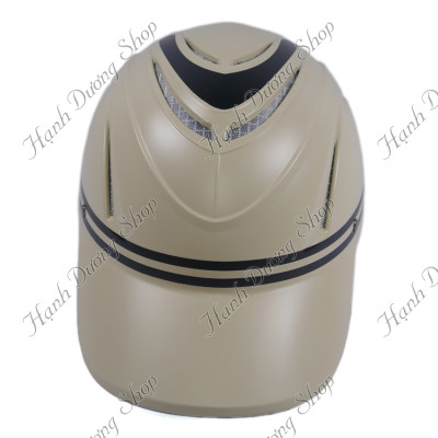 Mũ bảo hiểm dạng nón kết xẻ đầu nhiều đường thoáng mát khi đội, nón bảo hiểm lưỡi trai xẻ đầu không có logo