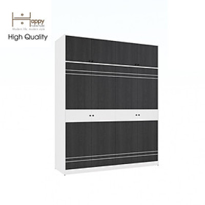 [Happy Home Furniture] TAKO, Tủ quần áo 8 cửa mở , 180cm x 54cm x 220cm ( DxRxC), TCM_141