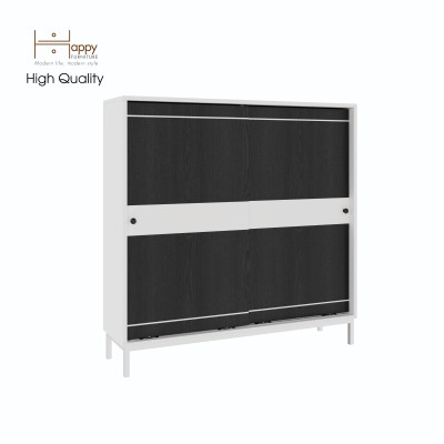 [Happy Home Furniture] TAKO, Tủ lưu trữ 2 cánh lùa - chân sắt , 110cm x 30cm x 110cm ( DxRxC), TCL_034