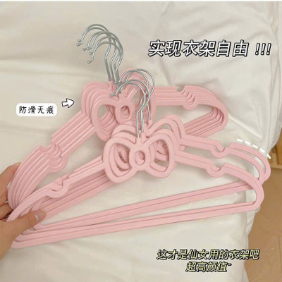 Set 10 Móc Treo Quần Áo Hình Nơ Xinh Xắn – Nhựa Dẻo Cao Cấp, Chống Trượt, Chịu Lực 5Kg - HÀNG CHÍNH HÃNG MINIIN