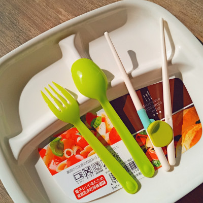 Khay ăn dặm 3 ngăn Nakaya , giúp mẹ rèn luyện cho bé thói quen ăn dặm khoa học và hợp lý-nội địa Nhật Bản 