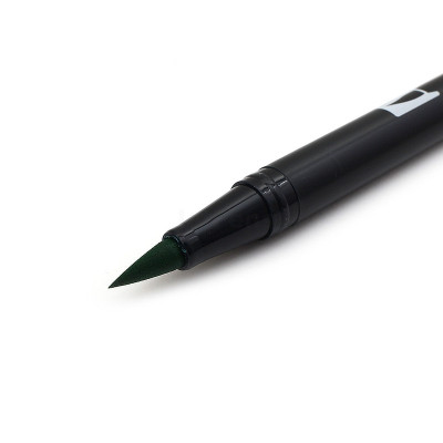 Bút lông cọ hai đầu Tombow ABT Dual Brush Pen - Brush/ Bullet - Chinese Red (856)