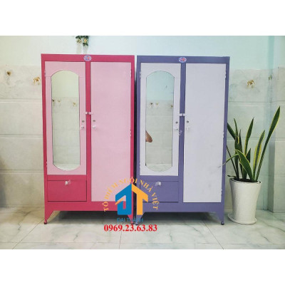 Tủ sắt quần áo cao 1m6 ngang 90cm – TSDT13