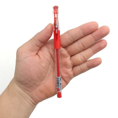 Bút Gel 0.5 mm - Deli E6600S-DO - Mực Đỏ