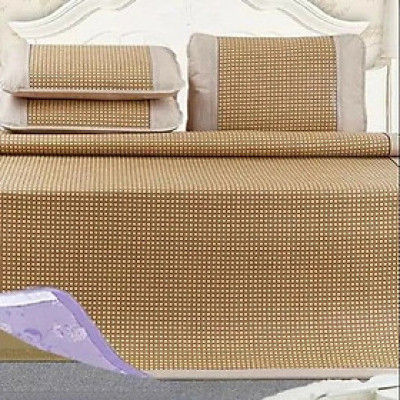 Chiếu mây điều hòa xuất nhật tặng kèm 2 vỏ gối - Hàng lót lụa cao cấp loại 1 đủ size