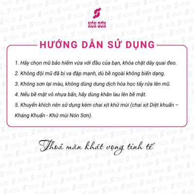 Mũ bảo hiểm lỗ thông gió phiên bản mới NÓN SƠN chính hãng SM-ĐN095