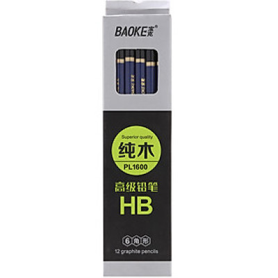 Hộp 12 Cây Chì Chuốt HB Baoke PL 1600
