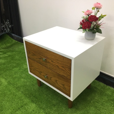 Pn4-Kệ tủ đầu giường phòng ngủ khung ván gỗ HRM KT50x40x50