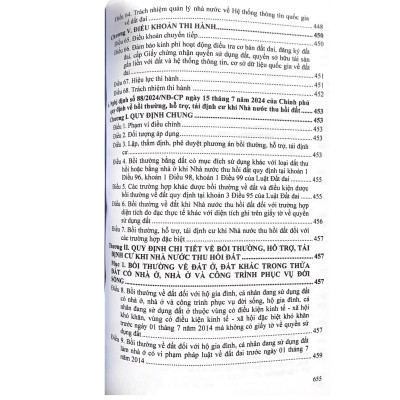 Luật Đất Đai hệ thống các văn bản quy định chi tiết thi hành