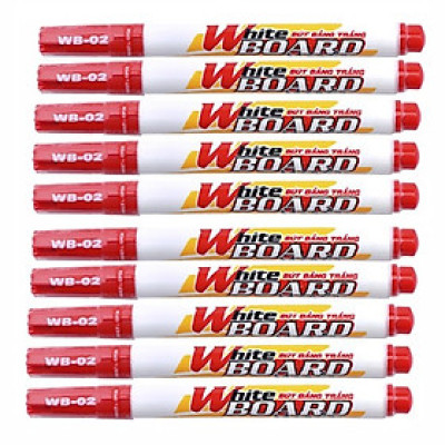 Bộ 10 Bút lông bảng Thiên Long WB-02