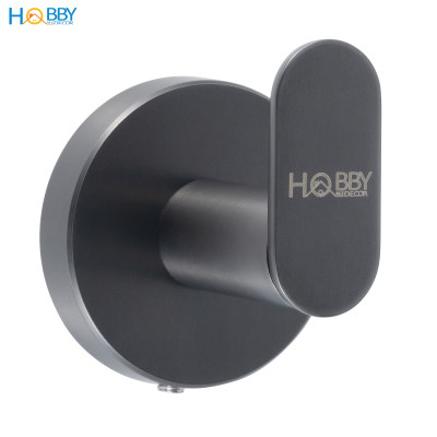 Móc treo đồ quần áo inox 304 sơn xám mẫu khoan Hobby home decor MT1X
