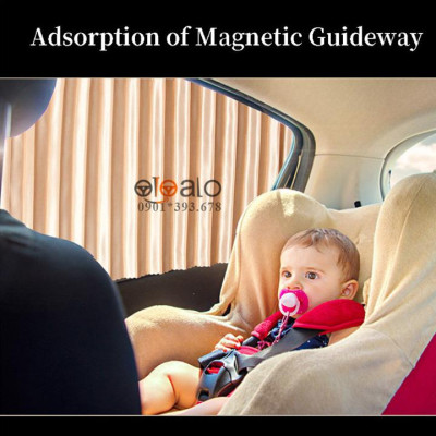 Rèm vải che chắn nắng dành cho xe Hyundai Getz vải lụa gắn nam châm keo 3M RVCK