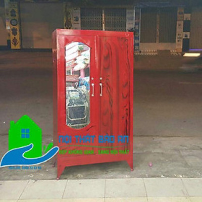 Tủ sắt quần áo giá rẻ ngang 0.9m cao 1m8