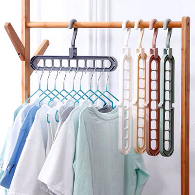 Combo 2 móc treo 9 nấc tiết kiệm diện tích giao màu ngẫu nhiên - MT9N