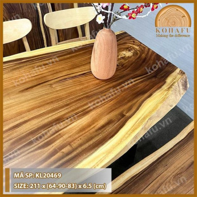 Bàn Dài Me Tây Nguyên Tấm Tự Nhiên