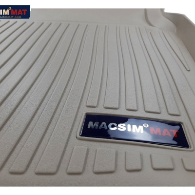Thảm lót cốp xe ô tô Mercedes C 2015 -nay nhãn hiệu Macsim chất liệu TPV cao cấp màu be (181)