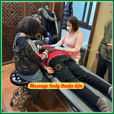 Giường Spa Massage Cao Cấp Gấp Gọn - Giường Vali Chân Inox,Gỗ Hỗ Trợ Phun Xăm, Massage