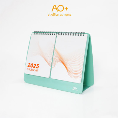 Lịch để bàn todo 2025 có lịch âm, ghi chú lập kế hoạch tiện lợi (Đế nhựa /6 màu) AA515