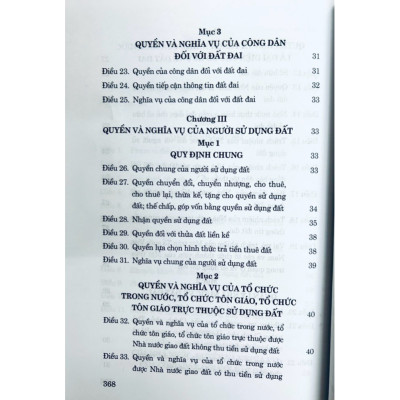 Luật Đất Đai (Được thông qua ngày 18/01/2024)