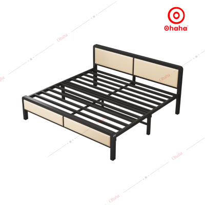 [ Miễn phí giao hàng cà lắp đặt TP. HCM] Giường ngủ sắt hiện đại Ohaha - GS008