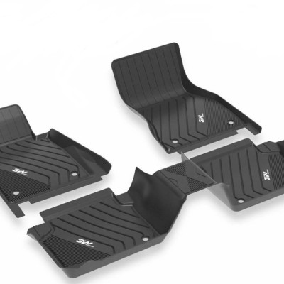 Thảm lót sàn xe ô tô BMW X3 ( BMW X4 G20F98) 2013 - 2018 Nhãn hiệu Macsim 3W chất liệu nhựa TPE đúc khuôn cao cấp - màu đen