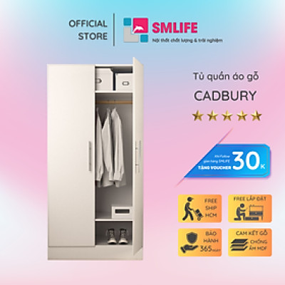 Tủ để quần áo bằng gỗ MDF dành cho bé SMLIFE Cadbury