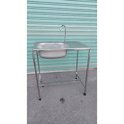 Bồn rửa inox Juno Sofa Ngang 77 x sâu 47 x cao 81 cm tặng kèm bộ xả