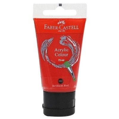 Màu Vẽ Acrylic 75 ml - Faber-Castell 187521 - Briliant Red