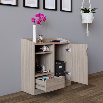 [Happy Home Furniture] WINNI, Tủ lưu trữ 1 cánh mở, 70cm x 28cm x 70cm ( DxRxC), TCM_154