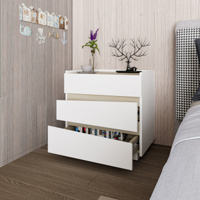 [Happy Home Furniture] VIGGO, Táp đầu giường 3 ngăn kéo, 62cm x 40cm x 61cm ( DxRxC), THK_158