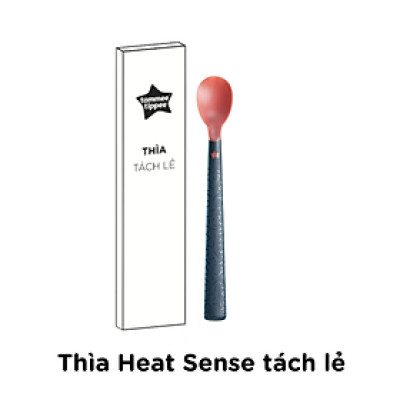 Thìa ăn dặm có báo nhiệt Tommee Tippee Heat Sense, cho bé từ 4 tháng
