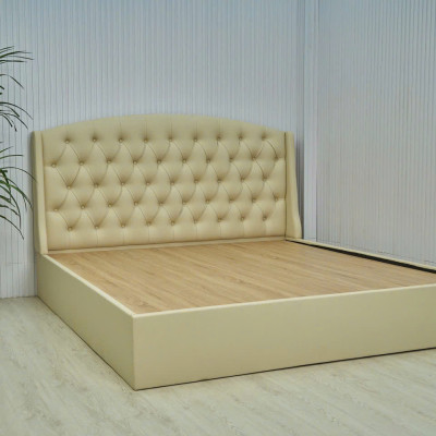 Giường ngủ MDF Juno sofa HLMCT bọc nệm lựa chọn màu ván nệm bọc KT 1m6/1m8