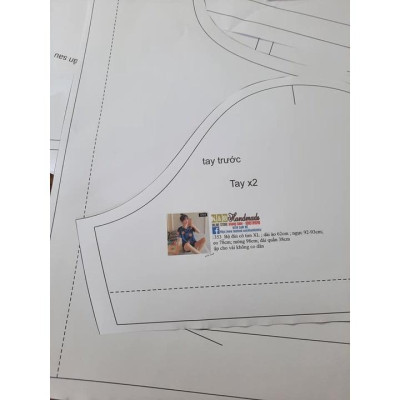 Rập giấy A0 mã 1463- đầm xếp ly (BẢN VẼ)