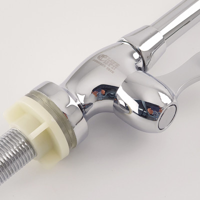 Vòi rửa chén lạnh Đồng mạ Chrome Eurolife EL-RC05 (Trắng bạc)