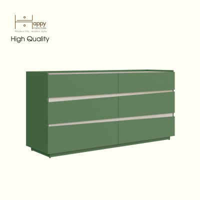 [Happy Home Furniture] VIGGO, Tủ đựng đồ 6 ngăn kéo, 160cm x 45cm x 78cm ( DxRxC), THK_162