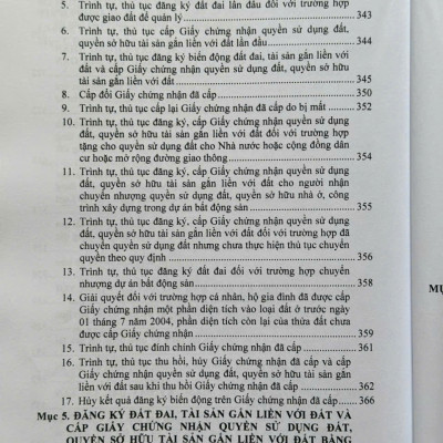 Sách Quy Định Chi Tiết Thi Hành Luật Đất Đai, Đăng Ký Đất Đai, Tài Sản Gắn Liền Với Đất, Cấp Giấy Chứng Nhận Quyền Sử Dụng Đất - V2521T