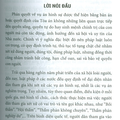 Đại Diện Nhân Dân Tham Gia Xét Xử Án Hình Sự Xưa Và Nay