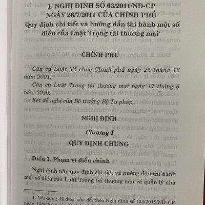 Các Quy Định Pháp Luật Hướng Dẫn Luật  Trọng Tài Thương Mại 