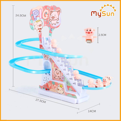 Vịt leo cầu thang tuột trượt ống nước đồ chơi trong nhà cho bé giá rẻ.